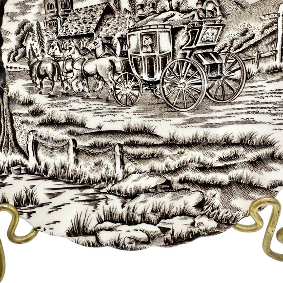 Royal Mail Fine Staffordshire Ironstone Bread Plate 6" England - Picture 4 of 8